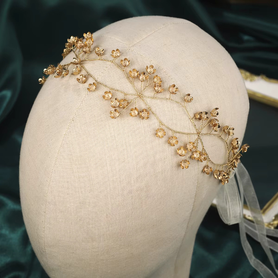 Miallo Haarkranz, Goldener Blumenzweig, Damen - Bild 2