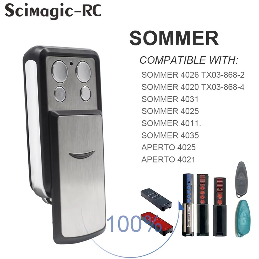 Scimagic-RC Set mit 5 Torfernbedienungen für Garagentoröffner 868 MHz kompatibel mit 4031 4031V000 4020 TX03-868-4 4026 TX03-868-2 4011 4021 4025 4035 - Bild 2
