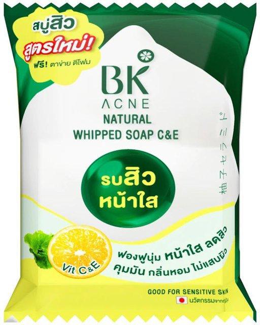BK Acne Natural Whipped Soap C & E, Reinigungsschaum, 60 g, empfindliche Haut - Bild 1
