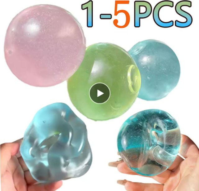 XZCAI Maltose Slow-Rebound Squishy, Anti-Stress Sensorischer Fidget-Ball, 1-5 Stück - Bild 1