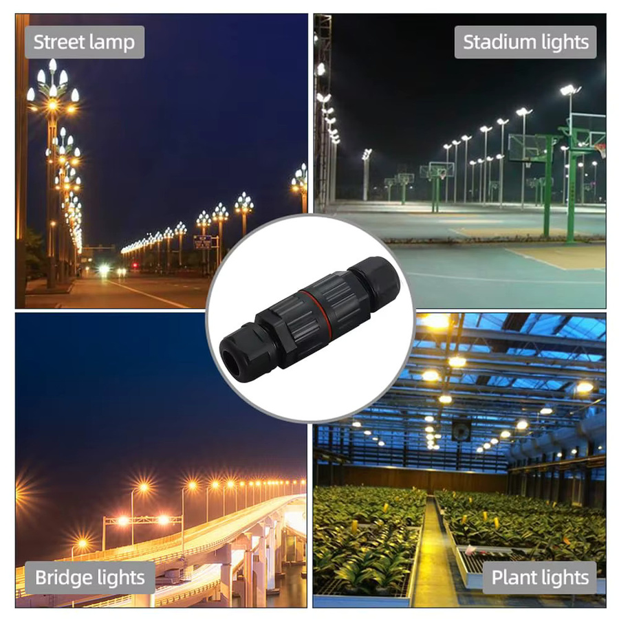AOKIN 2er Set IP68 Wasserdichte Anschlussdose für Outdoor Kabelanschluss mit 2pin und 3pin Schnellanschluss - Bild 5