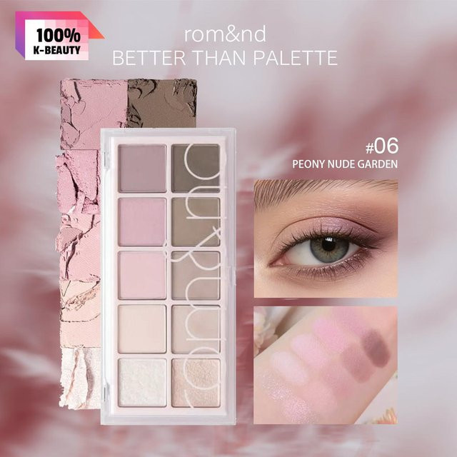 rom&nd Better Than Palette, Puder, Peony Nude Garden, Matt - Bild 1