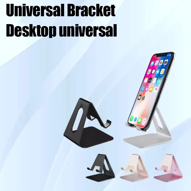 VIKEFON Desktop-Handyständer aus Metall, universelles Lazy Tablet Dock für Smartphones, iPhone, Xiaomi, iPad und Samsung Galaxy Tab, Live-Mount - Bild 2
