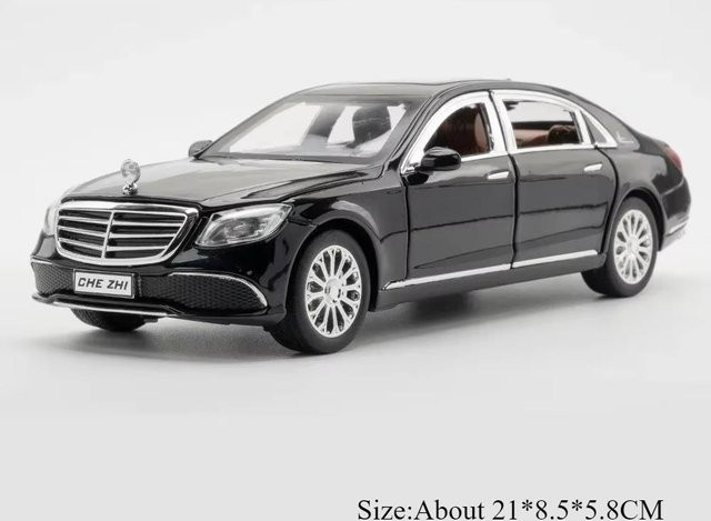 GLS600 E300el Druckguss-Legierungsmodelle, Spielzeugautos, 1:24 Skala, mit Ton und Licht, ab 14 Jahren - Bild 1