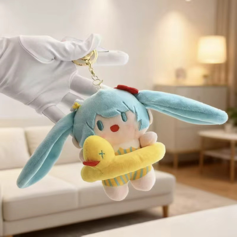 Hatsune Miku Schlüsselanhänger, Schwimm-Posen-Puppe, Plüsch / Textil - Bild 2