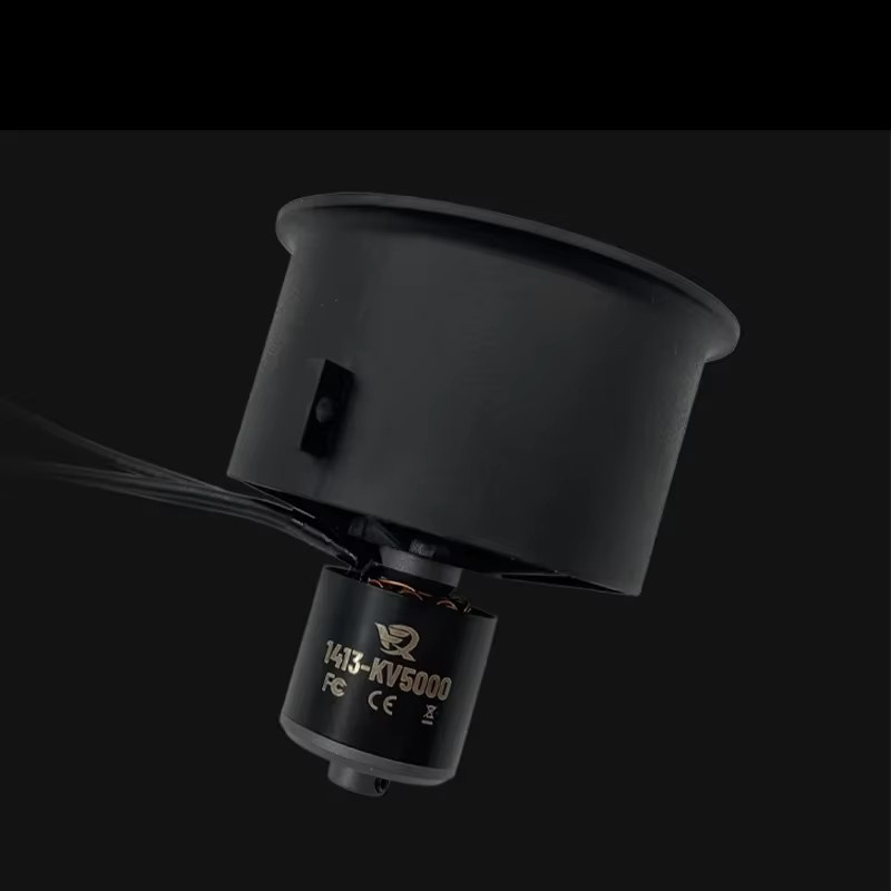 Xfly 40 mm 12-Blatt-EDF-Kanalventilator, 3/4 Netzteil-System, mit 4S 1413-kv5000 externem bürstenlosem Motor für RC-Jet-Flugzeuge - Bild 2