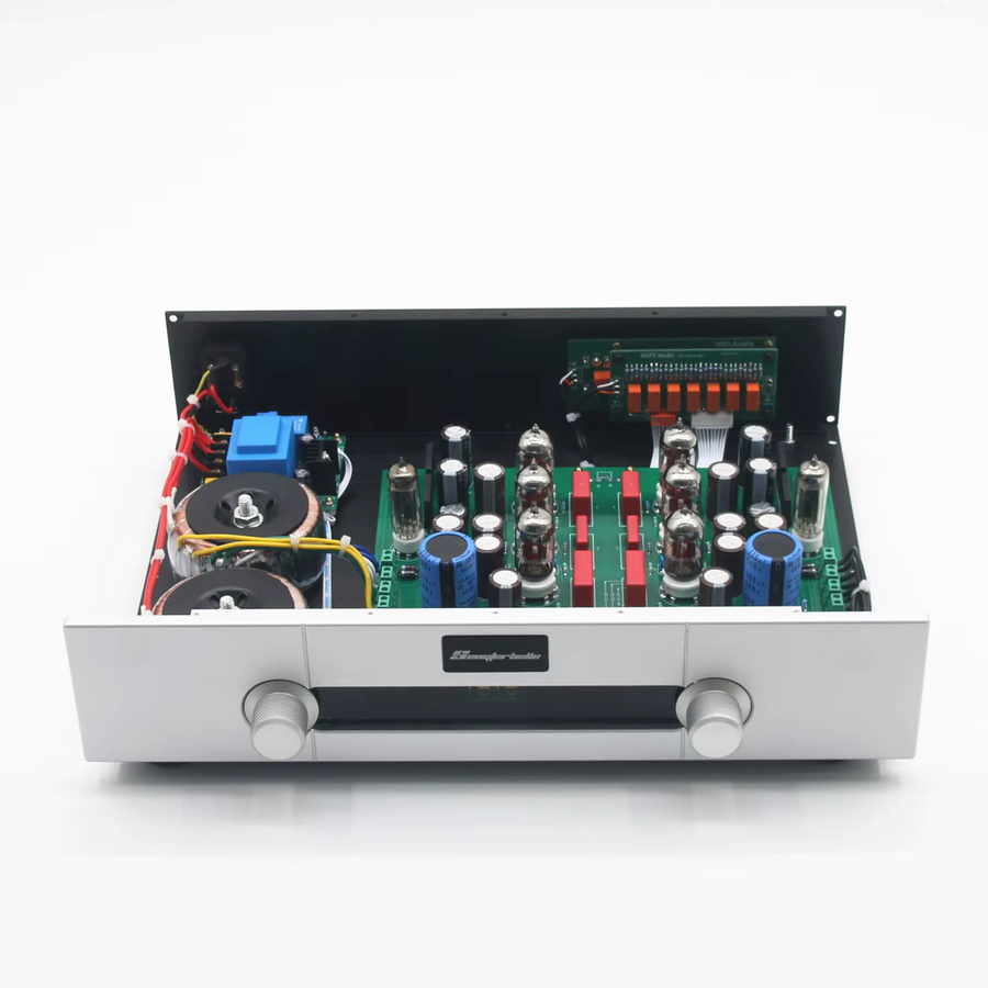 JADIS Stereo-Heimvorverstärker JP200 mit ECC83-Röhre und HiFi-Fernbedienung in Silber - Bild 2