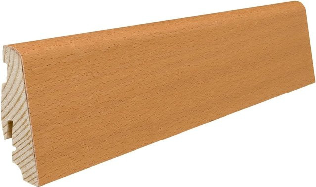 Haro Sockelleiste Buche furniert geölt braun H: 58 mm, B: 19 mm, L: 2200 mm - Bild 1