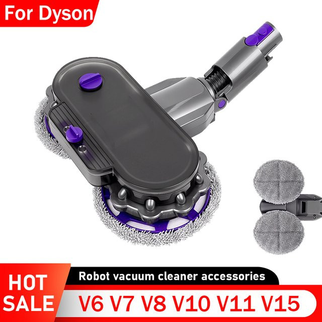 WINDNINJA 2-in-1 Staubsauger-Moppkopf Ersatz für Dyson V6, V7, V8, V10, V11, V15, waschbare Bodenbürste als Zubehör - Bild 1