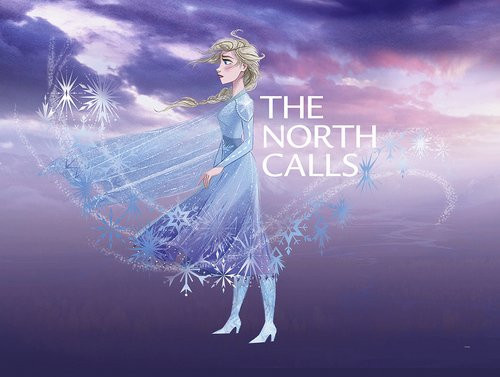 Komar Wandbild Frozen Elsa Calls, bunt, B/H: 50 x 40 cm - Bild 2