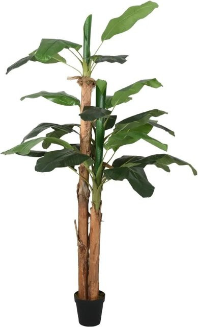 Künstlicher Bananenbaum von furnicato in Grün mit 18 Blättern, Höhe: 150 cm - Bild 1