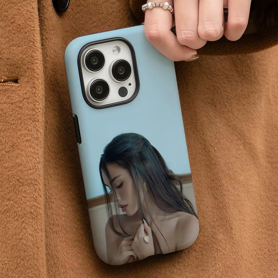Medaillon M-Madison Bier Handyhülle für iPhone 17 16 15 14 13 12 Pro Max Plus in Weiß und Blau mit glänzender HD-Doppelschicht-Flüssighartschale - Bild 3