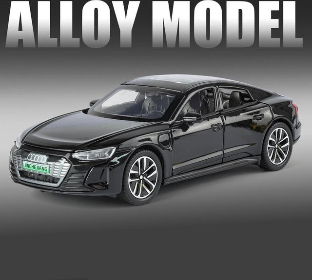 Linyi toy car Rs E-Tron Gt Coupe Sportwagen Modell, 1:32, Metall, mit Ton und Licht - Bild 1
