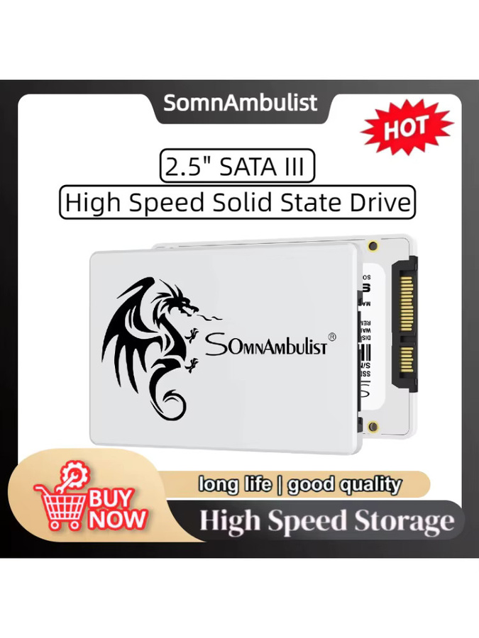SomnAmbulist SSD 2,5 Zoll SATA3 Solid State Drive für Laptop und Desktop - Bild 4