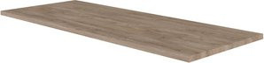 Flex-Well Arbeitsplatte Capri in Braun mit Holzoptik und Antifingerprint-Effekt, B/T/H: 150,5 x 60 x 2,8 cm - Bild 1