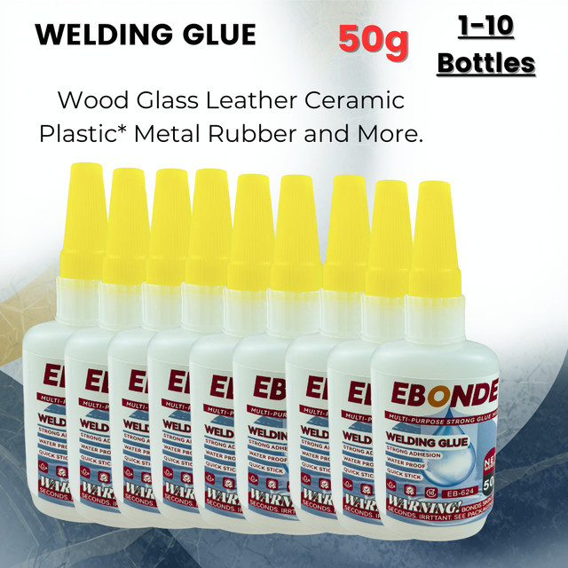 EBONDE Universal-Superkleber für Metall, Kunststoff und Keramik, hochfester Klebstoff für schnelle Verklebung, 35 g oder 50 g - Bild 1