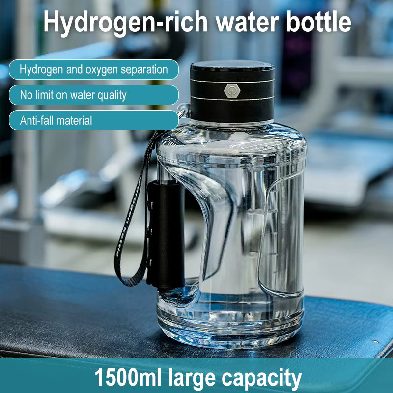 BALASHOV Wasserstoff-Wasserflasche in Schwarz mit 1,5 l Volumen für Sport und Fitness - Bild 3