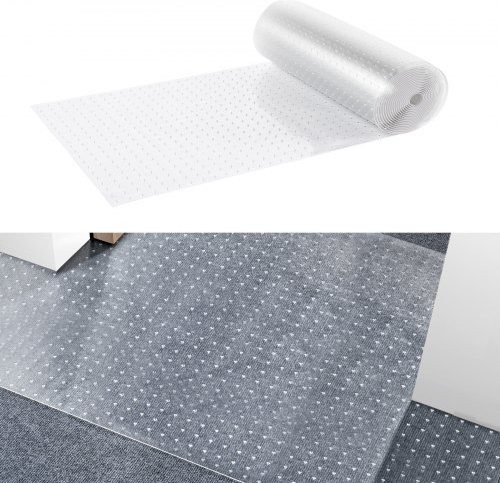 VEVOR Teppichschutz für Haustiere aus transparentem Kunststoff, kratzfeste Katzenmatte, Breite: 61 cm, Länge: 7,6 m - Bild 1