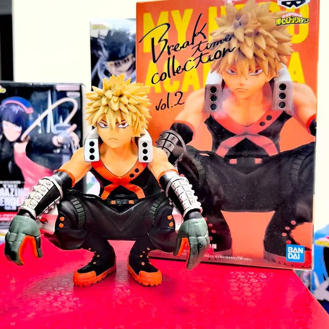 Bandai My Academia Anime Actionfiguren-Set, Midoriya Izuku Bakugou Katsuki Todoroki Shoto Asui Tsuyu, Kunststoff, Bunt / Mehrfarbig - Bild 1