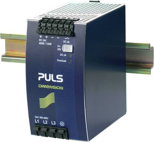 PULS QT20.241-C1 Hutschienen-Netzteil 24 V/DC 20A 480W in Blau - Bild 1