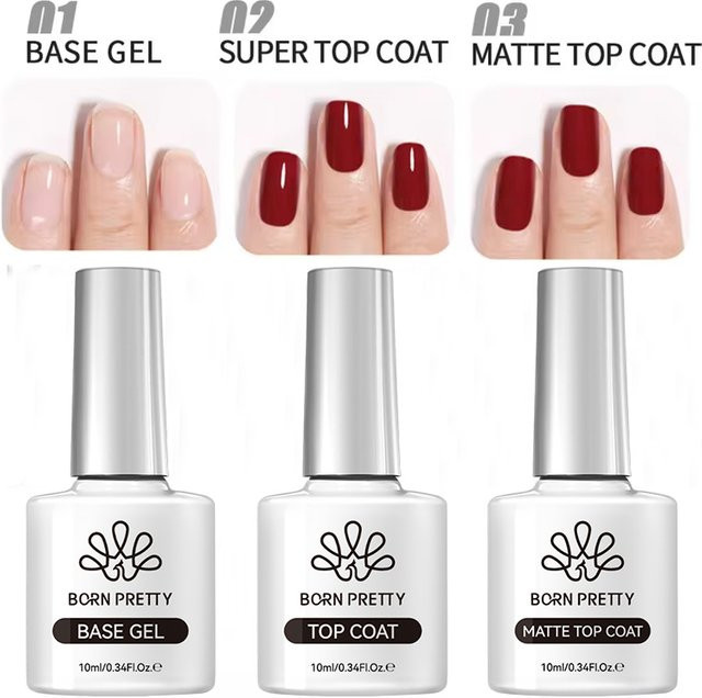 BORN PRETTY Top Coat Matte, 10 ml - Bild 1