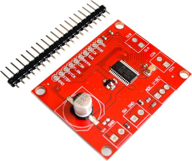 L6470 Stepper-Treiber-Breakout Modul für bipolare Schrittmotoren, 8-45V, Rot - Bild 1