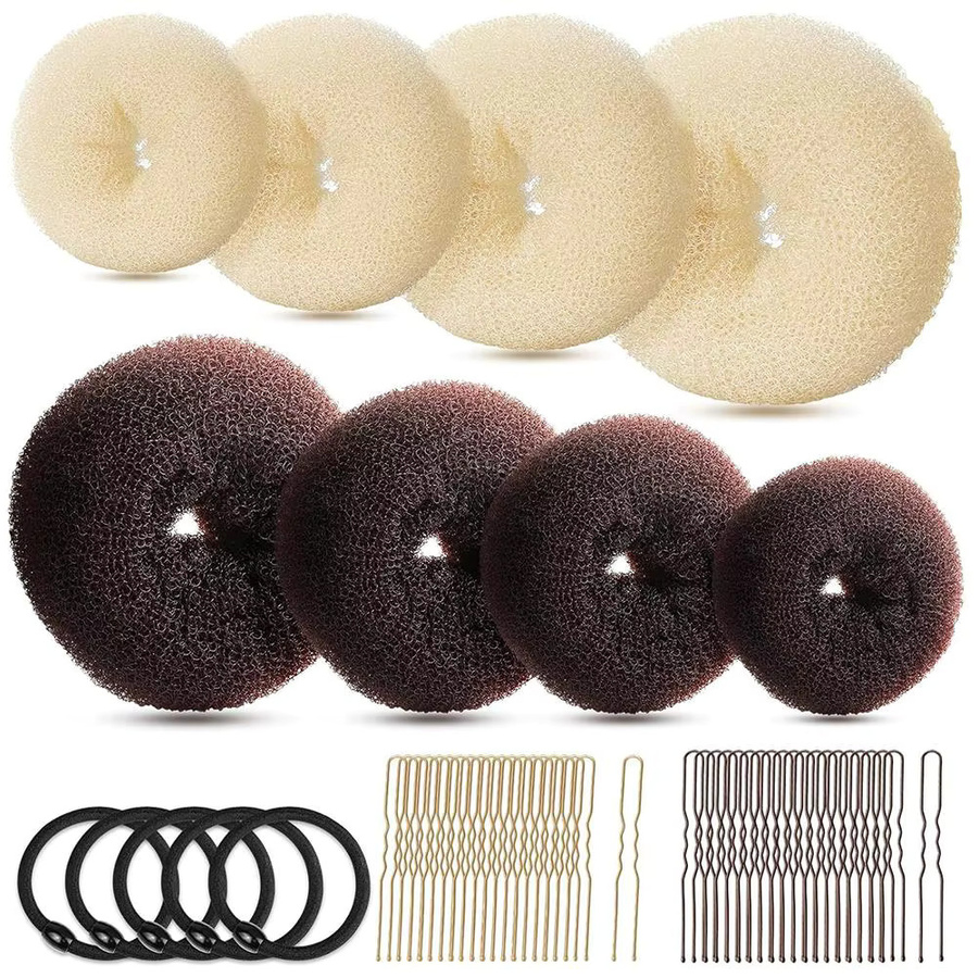 jaysuing Donut-Haarknoten-Maker-Set, 2 Farben, Damen und Mädchen - Bild 2