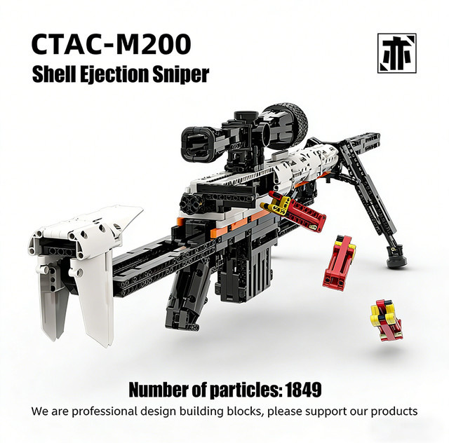 M200 Scharfschützengewehr Baukasten, 1849 Teile - Bild 1