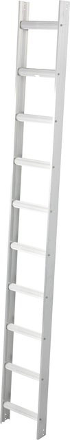 Krause Kaminkehrer-Leiter mit 10 Sprossen aus Alu in Alu Natur, H x B x T: 285 x 35 x 9 cm - Bild 1