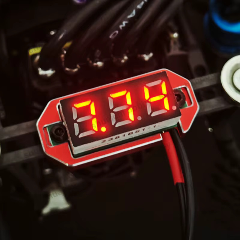 SHUAICHI RC Voltmeter, Digital Spannung Tester, Gelb - Bild 2