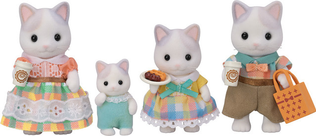 Sylvanian Families Familie Milchkatzen, Sammelfigur, ab 3 Jahren - Bild 1