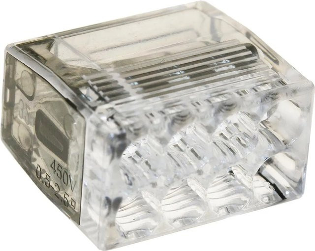 ViD Verbindungsdosenklemme Grau 50 Stück für 0,5 mm² bis 2,5 mm² - Bild 1