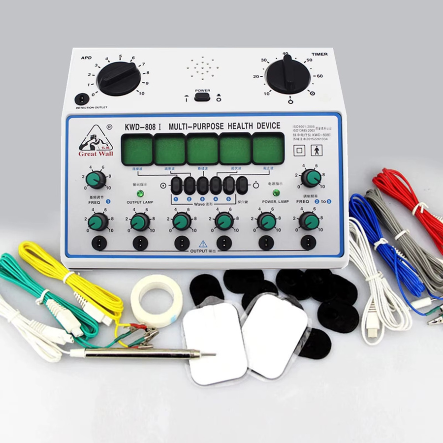 Vilnason Elektro-Akupunktur-Stimulationsgerät KWD808-I, 6 Wellenformen, 6 Ausgänge - Bild 3
