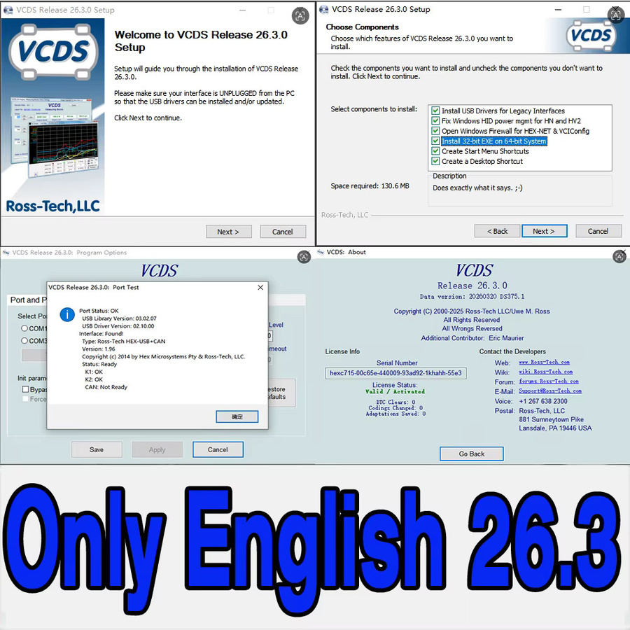 VCDS Update Self HEX-WiFi VAG COM OBDII Scanner Diagnose-Tool für VW und Audi in Blau - Bild 4