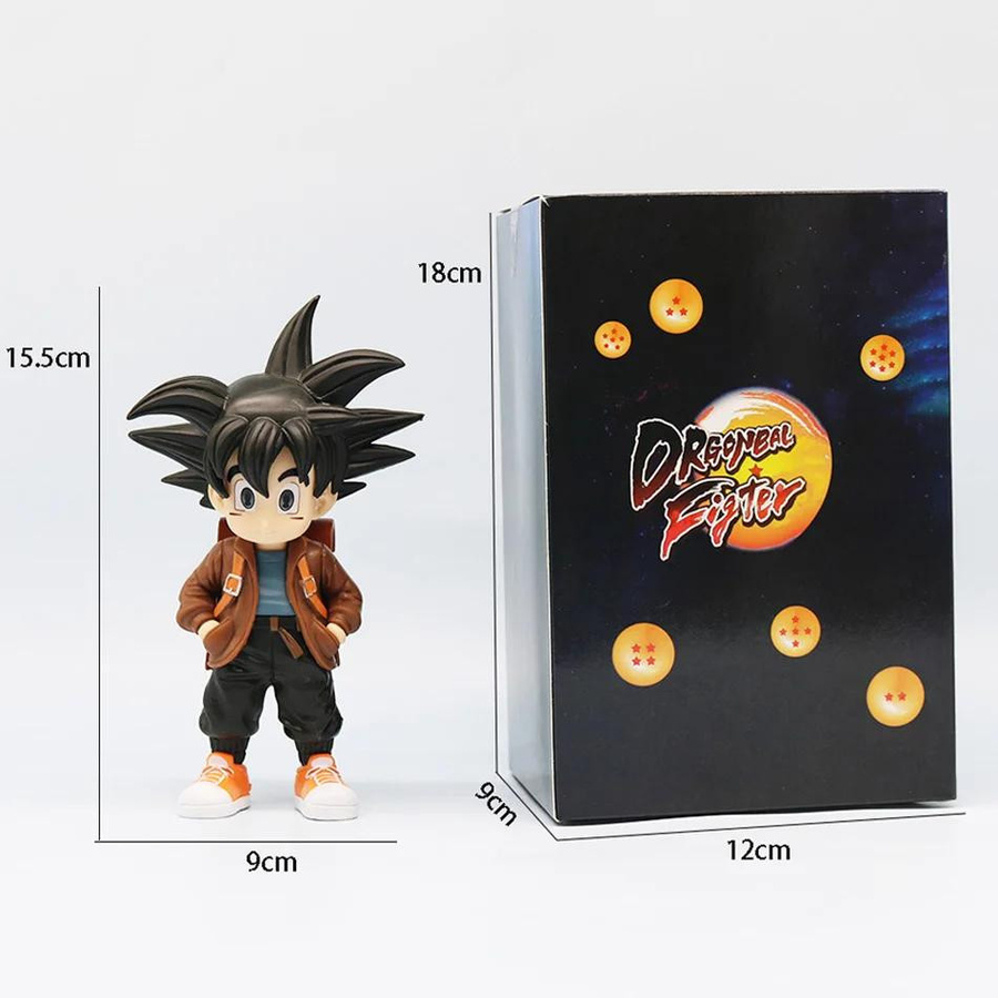Fashnics Dragon Ball Z Anime Actionfigur Kid Goku aus PVC, Multicolor, Höhe: 15 cm - Bild 2