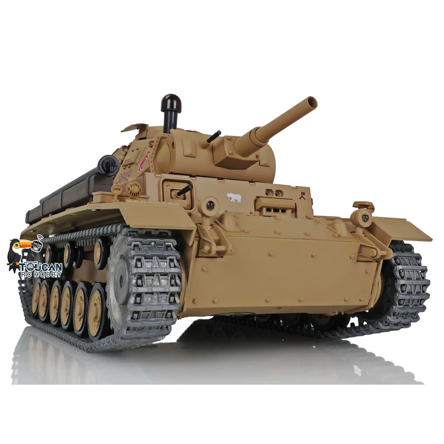 HENG LONG Panzer III, RC Panzer, 1:16, Metallketten, mit Akku - Bild 3