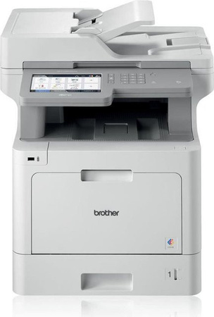 Brother MFC-L9570CDW Multifunktions-Farb-Laserdrucker mit Drucken, Scannen, Kopieren und Faxen, Wifi, NFC, Weiß