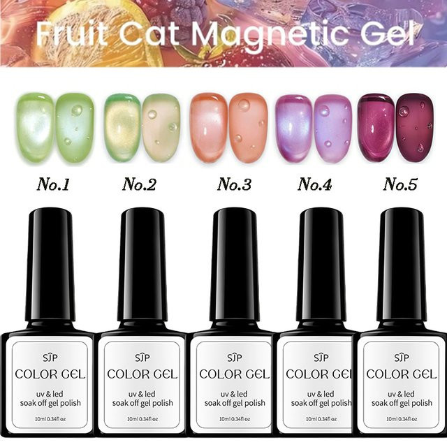 SJP Cat-Eye-Gel-Nagellack, 10 ml, Schimmernd, 02 - Bild 1