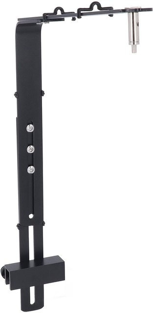 KaiSai Aquariumleuchtenhalterung aus Aluminiumlegierung, professioneller und höhenverstellbarer Halter für Hängelampen, schwarz - Bild 1