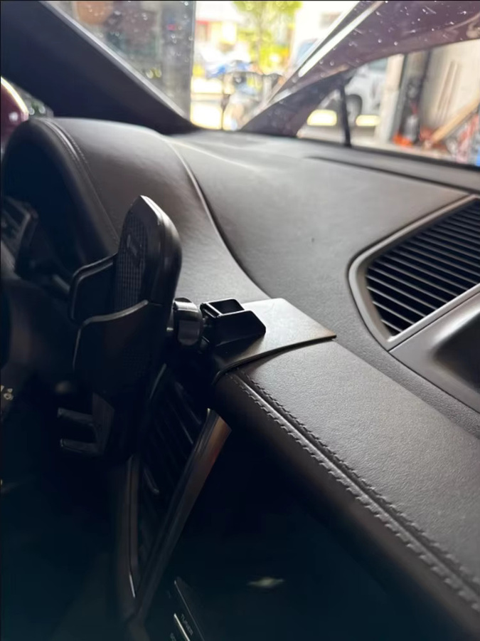 SNBLO Telefonhalterung Basishalterung für Porsche Cayenne, Panamera und Macan in Schwarz - Bild 5