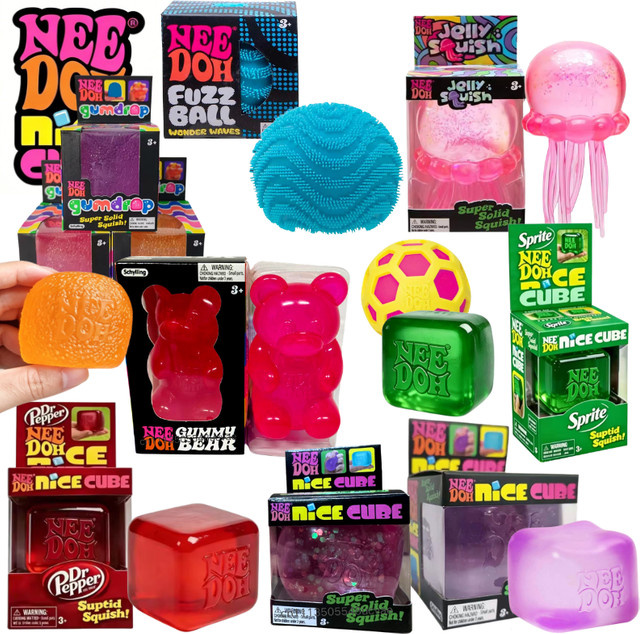 Schylling NeeDoh Nice Cube, Sensorisches Quetschspielzeug - Bild 1