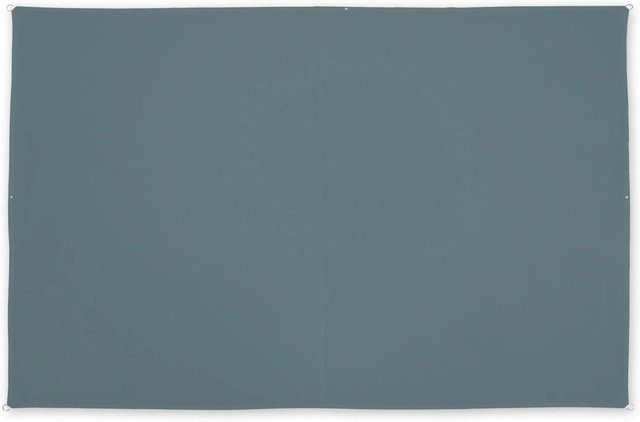 Relaxdays Sonnensegel aus Polyester in Grau, rechteckig, wasserabweisend und witterungsbeständig mit UV-Schutz 50+ - Bild 1