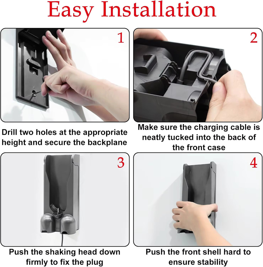 Dyson Wandhalterung Ladestation und Dockingstation für V12 Detect Slim und V12 Slim Staubsauger Zubehör - Bild 5