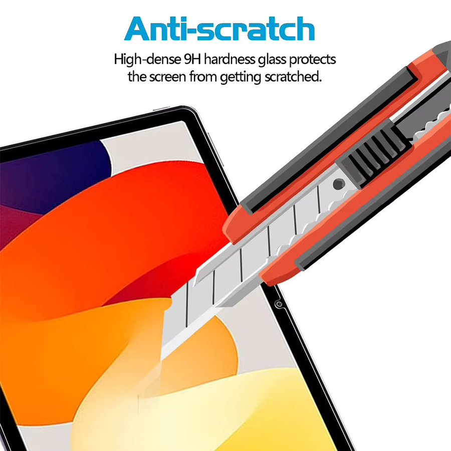 Xiaomi Redmi Pad SE Displayschutzfolie aus gehärtetem Glas, transparent, 11 Zoll - Bild 5