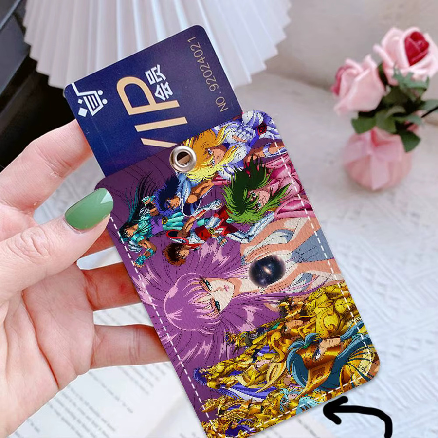 Saint Seiya Anime Kartenetui aus Kunststoff für Kreditkarten und Ausweise, Multicolour, Unisex - Bild 5