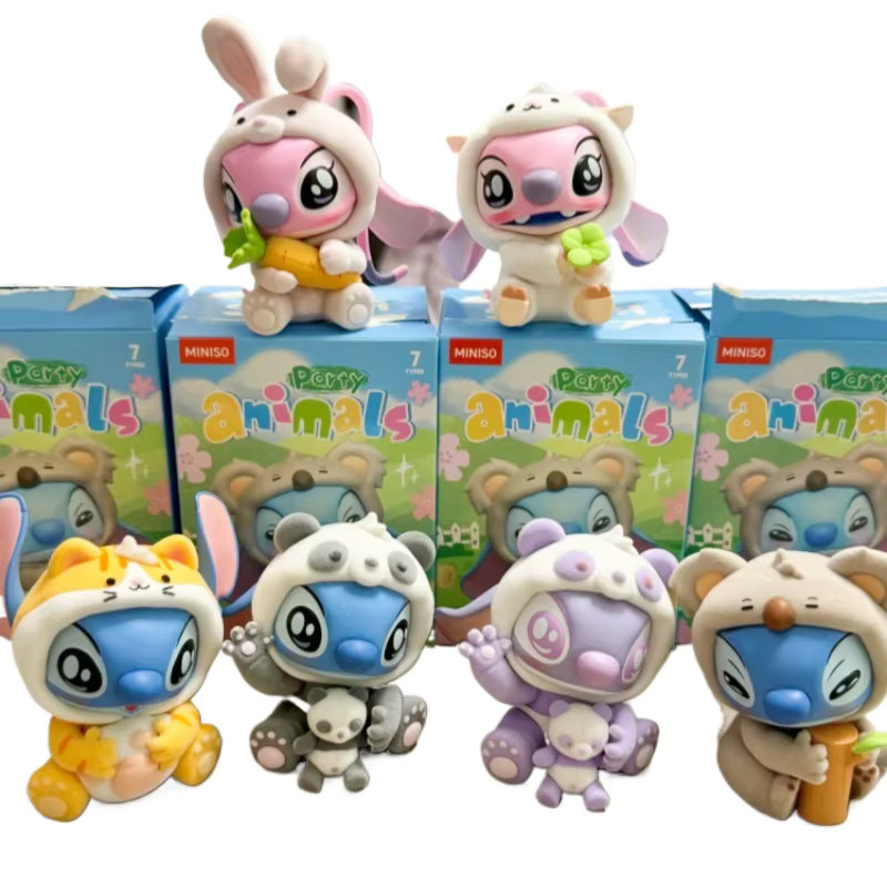 Disney Lilo Stitch Animal Party Series Blind Box, Überraschungsfigur, Einzelfigur - Bild 2