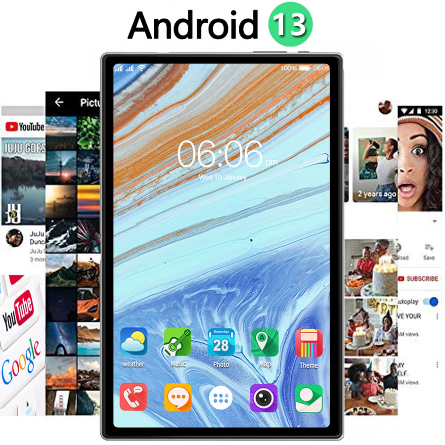 BDF Tablet-PC 10,1 Zoll Global Version mit Octa-Core, Android, 4GB RAM, 64GB ROM, Dual-SIM, 3G, WLAN und Bluetooth in Schwarz - Bild 4