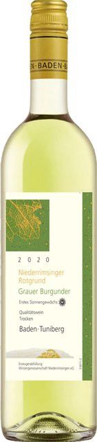 Niederrimsinger Weißwein Grauer Burgunder, trocken, Baden, 2024, 0,75 l - Bild 1