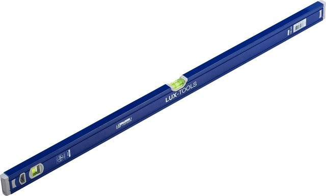 LUX-TOOLS Alu-Wasserwaage in Blau, Länge: 100 cm - Bild 1