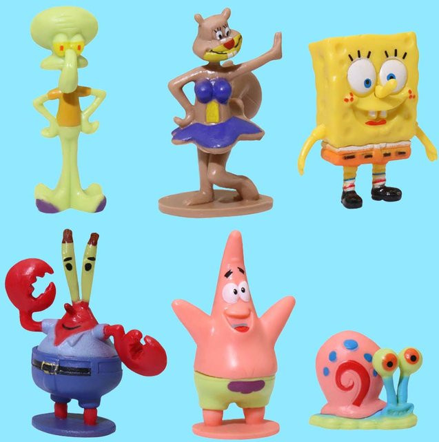 Bandai Spongebob Patrick Star Figuren, 8-teiliges Set, Bunt / Mehrfarbig - Bild 1